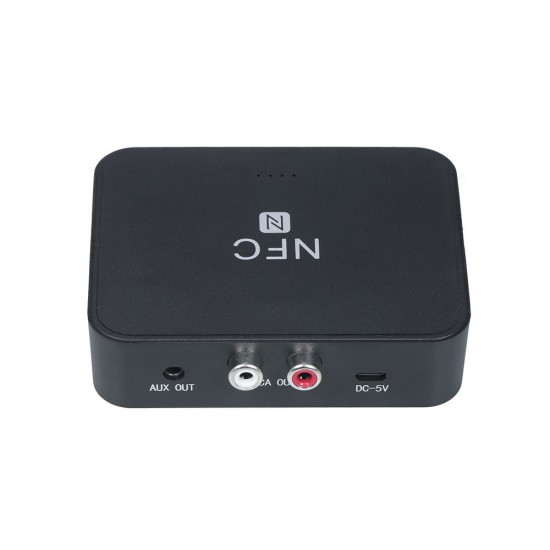 BT 5.0 Audio Receiver with NFC Function RCA AUX Ports for Home/Car Stereo Support FM Transmitting TF Card Playing BT 5.0 Audio Receiver with NFC Function RCA AUX Ports for Home/Car Stereo Support FM Transmitting TF Card Playing