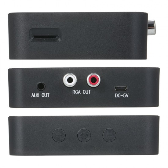 BT 5.0 Audio Receiver with NFC Function RCA AUX Ports for Home/Car Stereo Support FM Transmitting TF Card Playing BT 5.0 Audio Receiver with NFC Function RCA AUX Ports for Home/Car Stereo Support FM Transmitting TF Card Playing