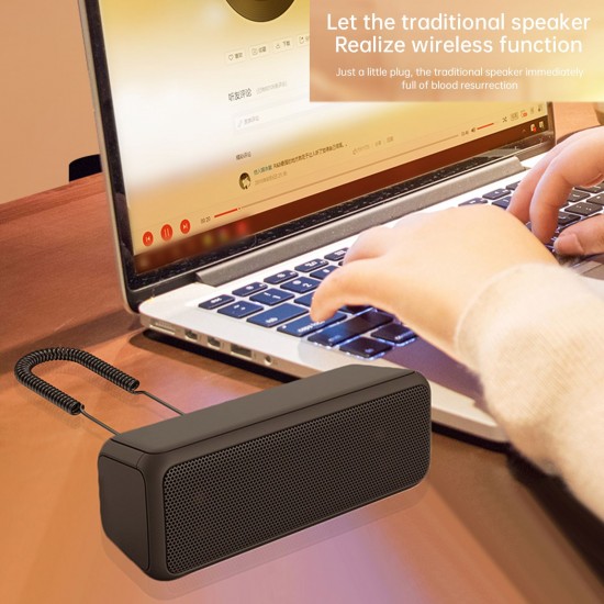C11 Car Audio Transmitter & Receiver Bluetooth 5.0 Wireless Music Adapter 3.5mm AUX Audio Adapter for TV PC Car Stereo Speaker C11 Car Audio Transmitter & Receiver Bluetooth 5.0 Wireless Music Adapter 3.5mm AUX Audio Adapter for TV PC Car Stereo Speaker
