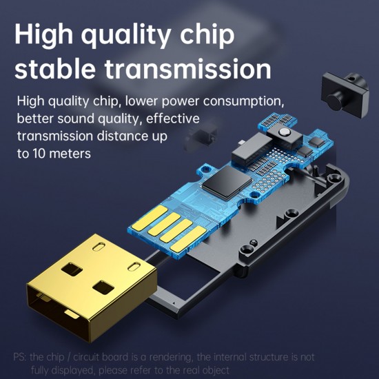 C11 Car Audio Transmitter & Receiver Bluetooth 5.0 Wireless Music Adapter 3.5mm AUX Audio Adapter for TV PC Car Stereo Speaker C11 Car Audio Transmitter & Receiver Bluetooth 5.0 Wireless Music Adapter 3.5mm AUX Audio Adapter for TV PC Car Stereo Speaker