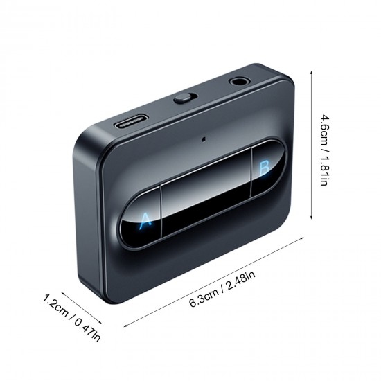 C31 BT 5.0 Audio Transmitter 3.5mm AUX Jack USB Dongle Music Portable Wireless BT Adapter For Car PC TV Headphones C31 BT 5.0 Audio Transmitter 3.5mm AUX Jack USB Dongle Music Portable Wireless BT Adapter For Car PC TV Headphones