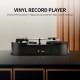 Direct-drive Vinyl to MP3 Converter Turntable to MP3 Adapter to U Disk/ Micro SD Card 3.5mm AUX Port 2 Adjustable Speeds, Black Direct-drive Vinyl to MP3 Converter Turntable to MP3 Adapter to U Disk/ Micro SD Card 3.5mm AUX Port 2 Adjustable Speeds, Black