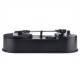 Direct-drive Vinyl to MP3 Converter Turntable to MP3 Adapter to U Disk/ Micro SD Card 3.5mm AUX Port 2 Adjustable Speeds, Black Direct-drive Vinyl to MP3 Converter Turntable to MP3 Adapter to U Disk/ Micro SD Card 3.5mm AUX Port 2 Adjustable Speeds, Black