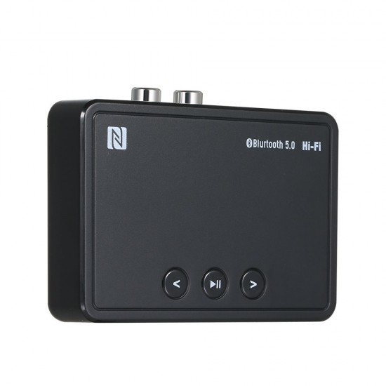 M10 BT5.0 Adapter Multifunctional BT Audio Receiver 15m Transmission Distance Support NFC Connection with USB RCA AUX Ports M10 BT5.0 Adapter Multifunctional BT Audio Receiver 15m Transmission Distance Support NFC Connection with USB RCA AUX Ports