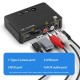 M10 BT5.0 Adapter Multifunctional BT Audio Receiver 15m Transmission Distance Support NFC Connection with USB RCA AUX Ports M10 BT5.0 Adapter Multifunctional BT Audio Receiver 15m Transmission Distance Support NFC Connection with USB RCA AUX Ports