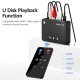 M10 BT5.0 Adapter Multifunctional BT Audio Receiver 15m Transmission Distance Support NFC Connection with USB RCA AUX Ports M10 BT5.0 Adapter Multifunctional BT Audio Receiver 15m Transmission Distance Support NFC Connection with USB RCA AUX Ports