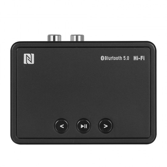 M10 BT5.0 Adapter Multifunctional BT Audio Receiver 15m Transmission Distance Support NFC Connection with USB RCA AUX Ports M10 BT5.0 Adapter Multifunctional BT Audio Receiver 15m Transmission Distance Support NFC Connection with USB RCA AUX Ports