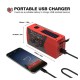 AM/FM & NOAA Emergency Radio Hand Crank Radio with Flashlight for SOS Emergency Portable Solar Radios Self Powered AM/FM Radio with 2000mAh Power Bank Cell Phone Charger USB Rechargeable Great Emergency Supplies(AAA Battery not Included) AM/FM & NOAA Emergency Radio Hand Crank Radio with Flashlight for SOS Emergency Portable Solar Radios Self Powered AM/FM Radio with 2000mAh Power Bank Cell Phone Charger USB Rechargeable Great Emergency Supplies(AAA Battery not Included)