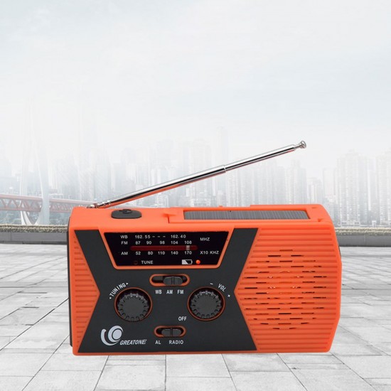AM/FM & NOAA Emergency Radio Hand Crank Radio with Flashlight for SOS Emergency Portable Solar Radios Self Powered AM/FM Radio with 2000mAh Power Bank Cell Phone Charger USB Rechargeable Great Emergency Supplies(AAA Battery not Included) AM/FM & NOAA Emergency Radio Hand Crank Radio with Flashlight for SOS Emergency Portable Solar Radios Self Powered AM/FM Radio with 2000mAh Power Bank Cell Phone Charger USB Rechargeable Great Emergency Supplies(AAA Battery not Included)