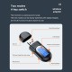 BT-17 USB Audio Transmitter Receiver BT5.0 Wireless Music Adapter LCD Display 3.5mm AUX Audio Adapter for TV Speaker Headphones Car Stereo BT-17 USB Audio Transmitter Receiver BT5.0 Wireless Music Adapter LCD Display 3.5mm AUX Audio Adapter for TV Speaker Headphones Car Stereo