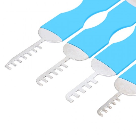 7pcs Stainless Steel Comb Picks Lock Opener Locksmith Tools 7pcs Stainless Steel Comb Picks Lock Opener Locksmith Tools