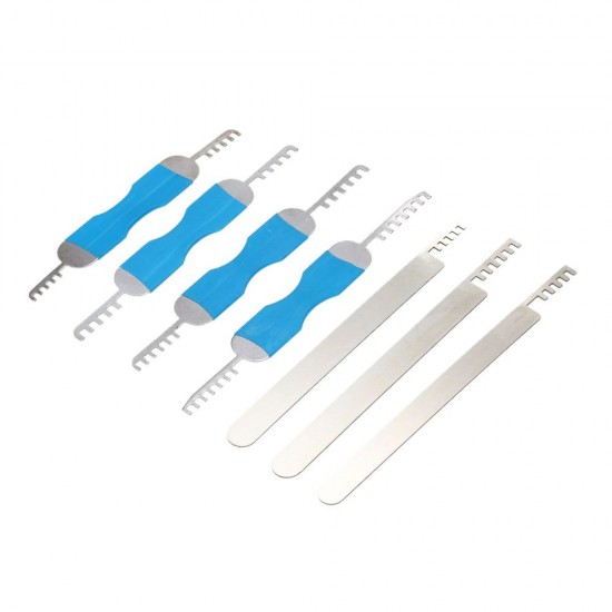 7pcs Stainless Steel Comb Picks Lock Opener Locksmith Tools 7pcs Stainless Steel Comb Picks Lock Opener Locksmith Tools