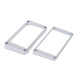 Chrome-Plated Plastic Guitar Pickup Frame Mounting Ring for LP Guitar Silver Chrome-Plated Plastic Guitar Pickup Frame Mounting Ring for LP Guitar Silver