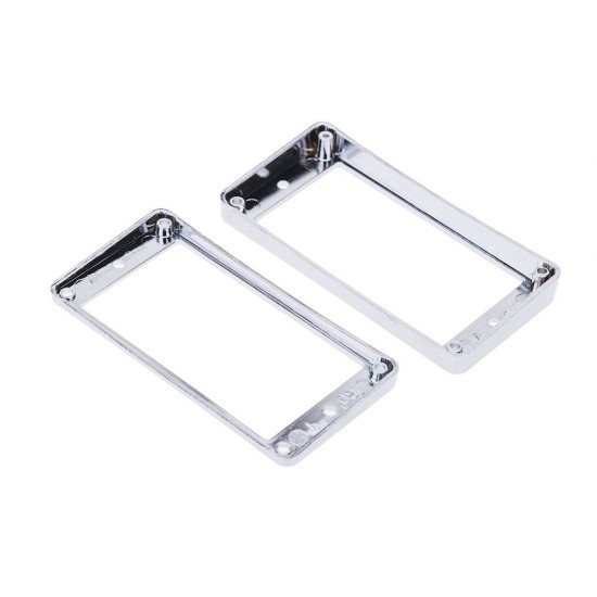 Chrome-Plated Plastic Guitar Pickup Frame Mounting Ring for LP Guitar Silver Chrome-Plated Plastic Guitar Pickup Frame Mounting Ring for LP Guitar Silver