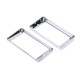 Chrome-Plated Plastic Guitar Pickup Frame Mounting Ring for LP Guitar Silver Chrome-Plated Plastic Guitar Pickup Frame Mounting Ring for LP Guitar Silver