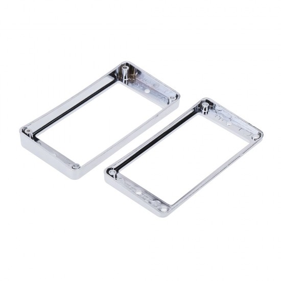 Chrome-Plated Plastic Guitar Pickup Frame Mounting Ring for LP Guitar Silver Chrome-Plated Plastic Guitar Pickup Frame Mounting Ring for LP Guitar Silver