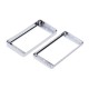 Chrome-Plated Plastic Guitar Pickup Frame Mounting Ring for LP Guitar Silver Chrome-Plated Plastic Guitar Pickup Frame Mounting Ring for LP Guitar Silver
