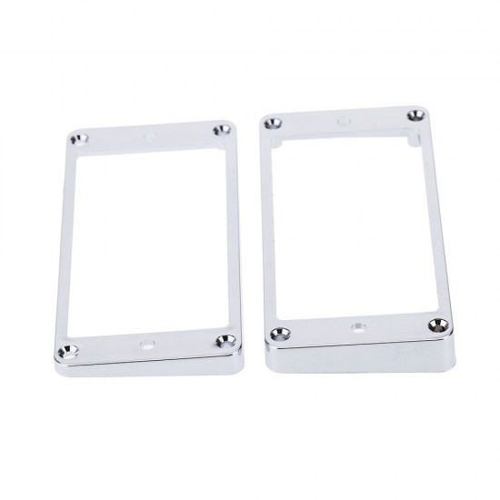 Chrome-Plated Plastic Guitar Pickup Frame Mounting Ring for LP Guitar Silver Chrome-Plated Plastic Guitar Pickup Frame Mounting Ring for LP Guitar Silver