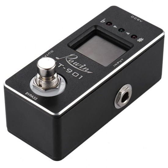 Mini Chromatic Guitar Tuner Pedal Effect True Bypass LCD Display Mini Chromatic Guitar Tuner Pedal Effect True Bypass LCD Display