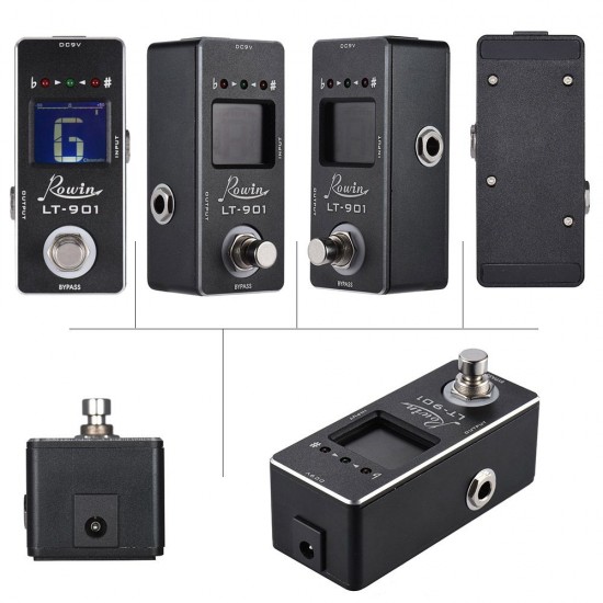 Mini Chromatic Guitar Tuner Pedal Effect True Bypass LCD Display Mini Chromatic Guitar Tuner Pedal Effect True Bypass LCD Display