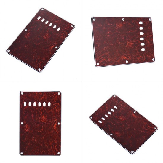 Pickguard Back Plate Tremolo Cavity Cover Vintage Style Backplate for Stratocaster Strat ST Standard Modern Style Electric Guitar 4Ply Pickguard Back Plate Tremolo Cavity Cover Vintage Style Backplate for Stratocaster Strat ST Standard Modern Style Electric Guitar 4Ply