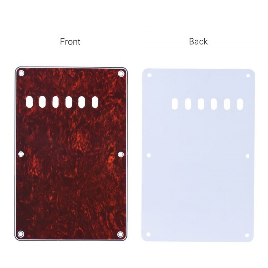 Pickguard Back Plate Tremolo Cavity Cover Vintage Style Backplate for Stratocaster Strat ST Standard Modern Style Electric Guitar 4Ply Pickguard Back Plate Tremolo Cavity Cover Vintage Style Backplate for Stratocaster Strat ST Standard Modern Style Electric Guitar 4Ply