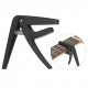 Professional Single-handed Quick-replaceable Ukelele Capo Plastic Steel Black Professional Single-handed Quick-replaceable Ukelele Capo Plastic Steel Black