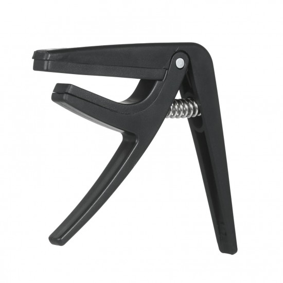 Professional Single-handed Quick-replaceable Ukelele Capo Plastic Steel Black Professional Single-handed Quick-replaceable Ukelele Capo Plastic Steel Black