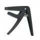 Professional Single-handed Quick-replaceable Ukelele Capo Plastic Steel Black Professional Single-handed Quick-replaceable Ukelele Capo Plastic Steel Black
