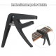 Professional Single-handed Quick-replaceable Ukelele Capo Plastic Steel Black Professional Single-handed Quick-replaceable Ukelele Capo Plastic Steel Black