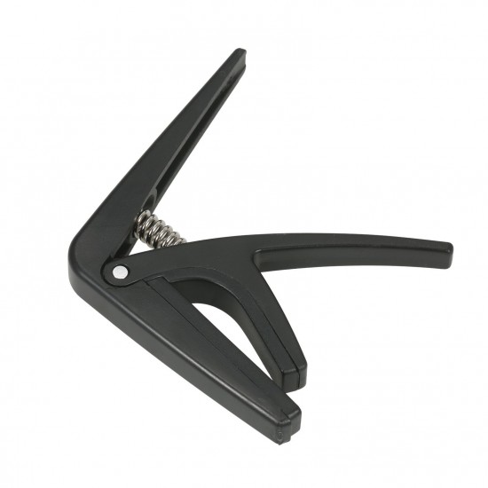 Professional Single-handed Quick-replaceable Ukelele Capo Plastic Steel Black Professional Single-handed Quick-replaceable Ukelele Capo Plastic Steel Black