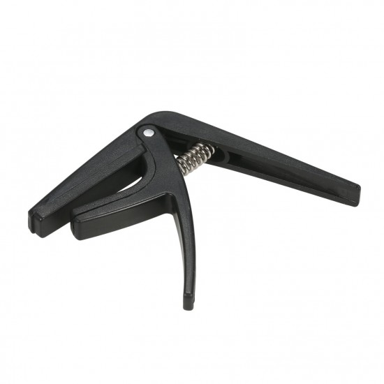 Professional Single-handed Quick-replaceable Ukelele Capo Plastic Steel Black Professional Single-handed Quick-replaceable Ukelele Capo Plastic Steel Black