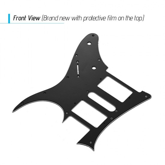 HSH Electric Guitar Pickguard PVC Pick Guard Scratch for Ibanez g250 Guitar Replacement Black 1 Ply HSH Electric Guitar Pickguard PVC Pick Guard Scratch for Ibanez g250 Guitar Replacement Black 1 Ply