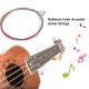 6pcs/Set Rainbow Colors Colorful Acoustic Guitar Strings Musical Instruments Replacement Steel Chord Wire 6pcs/Set Rainbow Colors Colorful Acoustic Guitar Strings Musical Instruments Replacement Steel Chord Wire