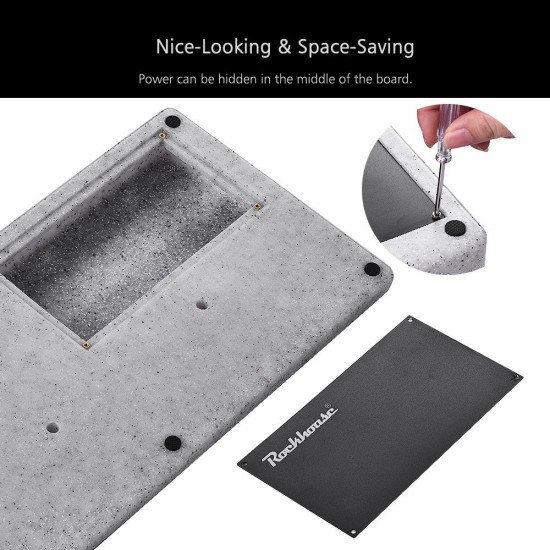 Big Size Guitar Effects Pedal Board Sturdy PE Plastic Guitar Pedalboard Case with Sticking Tape Guitar Pedals Accessories Big Size Guitar Effects Pedal Board Sturdy PE Plastic Guitar Pedalboard Case with Sticking Tape Guitar Pedals Accessories