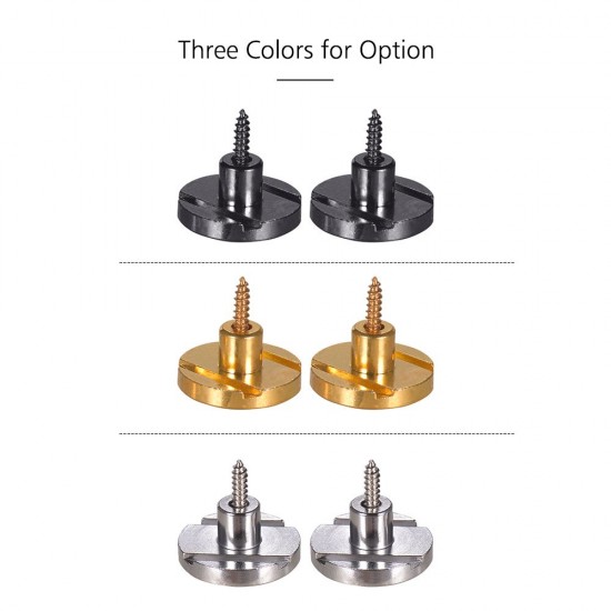 2pcs Electric Bass String Retainers Bass Guitar Replacement Parts Accessories with Mounting Screws 2pcs Electric Bass String Retainers Bass Guitar Replacement Parts Accessories with Mounting Screws