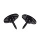 Electric Bass String Retainer Round Shape Bass Guitar Replacement Parts Accessories with Mounting Screws, Pack of 2pcs Electric Bass String Retainer Round Shape Bass Guitar Replacement Parts Accessories with Mounting Screws, Pack of 2pcs