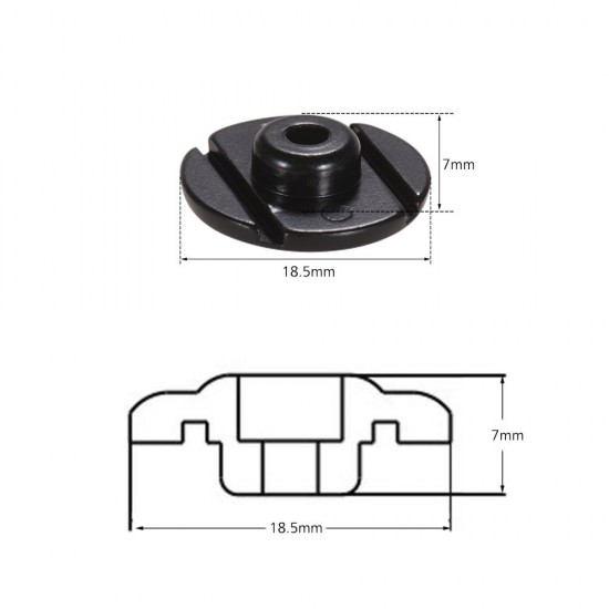 Electric Bass String Retainer Round Shape Bass Guitar Replacement Parts Accessories with Mounting Screws, Pack of 2pcs Electric Bass String Retainer Round Shape Bass Guitar Replacement Parts Accessories with Mounting Screws, Pack of 2pcs
