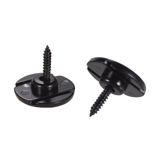 Electric Bass String Retainer Round Shape Bass Guitar Replacement Parts Accessories with Mounting Screws, Pack of 2pcs Electric Bass String Retainer Round Shape Bass Guitar Replacement Parts Accessories with Mounting Screws, Pack of 2pcs