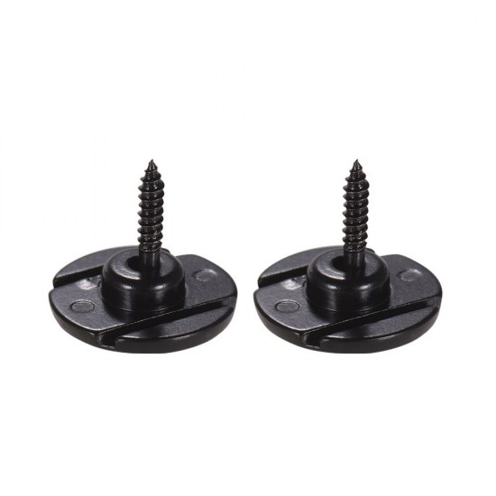 Electric Bass String Retainer Round Shape Bass Guitar Replacement Parts Accessories with Mounting Screws, Pack of 2pcs Electric Bass String Retainer Round Shape Bass Guitar Replacement Parts Accessories with Mounting Screws, Pack of 2pcs