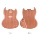 Unfinished Guitar Body Mahogany Wood Blank Guitar Barrel Electric Guitars DIY Parts Unfinished Guitar Body Mahogany Wood Blank Guitar Barrel Electric Guitars DIY Parts