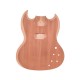 Unfinished Guitar Body Mahogany Wood Blank Guitar Barrel Electric Guitars DIY Parts Unfinished Guitar Body Mahogany Wood Blank Guitar Barrel Electric Guitars DIY Parts
