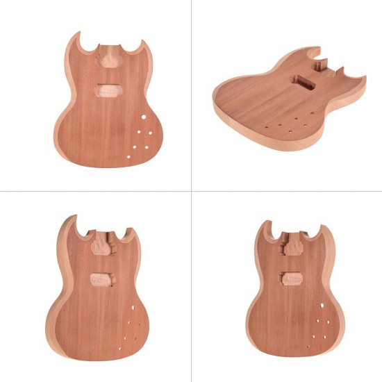 Unfinished Guitar Body Mahogany Wood Blank Guitar Barrel Electric Guitars DIY Parts Unfinished Guitar Body Mahogany Wood Blank Guitar Barrel Electric Guitars DIY Parts