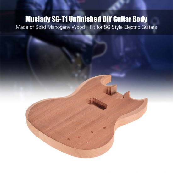 Unfinished Guitar Body Mahogany Wood Blank Guitar Barrel Electric Guitars DIY Parts Unfinished Guitar Body Mahogany Wood Blank Guitar Barrel Electric Guitars DIY Parts