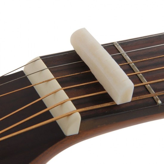 Guitar Saddle Nut White Cattle Bone for 41 Inch Folk Guitar Guitar Saddle Nut White Cattle Bone for 41 Inch Folk Guitar