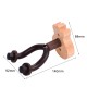 Guitar Wall Mount Hanger Solid Wood Guitar Hanger Wall Hook Holder Stand with Metal Steadying Bars for Acoustic Electric Guitar Bass Ukulele Guitar Wall Mount Hanger Solid Wood Guitar Hanger Wall Hook Holder Stand with Metal Steadying Bars for Acoustic Electric Guitar Bass Ukulele