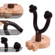 Guitar Wall Mount Hanger Solid Wood Guitar Hanger Wall Hook Holder Stand with Metal Steadying Bars for Acoustic Electric Guitar Bass Ukulele Guitar Wall Mount Hanger Solid Wood Guitar Hanger Wall Hook Holder Stand with Metal Steadying Bars for Acoustic Electric Guitar Bass Ukulele