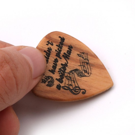 2 Pcs Wooden Guitar Picks with Box Wood Picks for Acoustic Electric Guitars Plectrum Bass Ukulele Musical Instrument Tool 2 Pcs Wooden Guitar Picks with Box Wood Picks for Acoustic Electric Guitars Plectrum Bass Ukulele Musical Instrument Tool