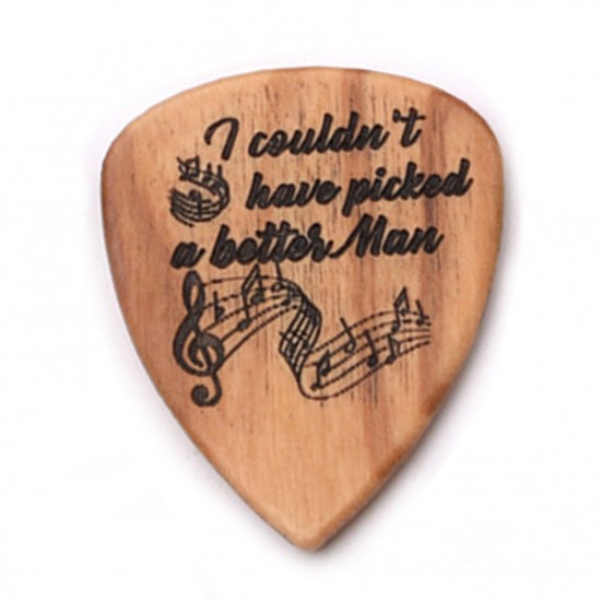2 Pcs Wooden Guitar Picks with Box Wood Picks for Acoustic Electric Guitars Plectrum Bass Ukulele Musical Instrument Tool 2 Pcs Wooden Guitar Picks with Box Wood Picks for Acoustic Electric Guitars Plectrum Bass Ukulele Musical Instrument Tool