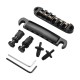 Guitar Roller Saddle Bridge Tailpiece Set with Studs/Wrenches Replacement for LP Electric Guitars Guitar Roller Saddle Bridge Tailpiece Set with Studs/Wrenches Replacement for LP Electric Guitars